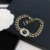 Lettera c logo fascino braccialetti dorati classici chanells per donna designer di alta qualità bracciale perle bracciale a catena argento cuffie cclies 3441