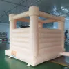 outdoor activities newest wedding inflatable bouncer house 15x15x10ft-4.5mLx4.5mWx3mH jumping bouncy castle white house for birthday aniversary party