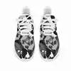 Casual Shoes Yikeluo Sugar Skulls Design Mesh Swing Sneakers Women Dreatble Platform Lace Up Footwear Zapatillas Mujer