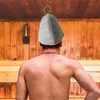 Hat de sauna anti-chaleur épaississant la laine de bouche de douche en feutre de douche turban rapide serviette de serviette de serviette de serviette accessoires sauna protège le cuir chevelu