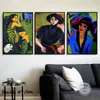 Ernst Ludwig Kirchner Artwork Portrait of Woman Flowers River Landscape Art Poster Canvas Painting Wall Print Picture Home Decor