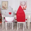 Chair Covers Christmas Cover Cute Faceless Doll Rudolph Beard Pattern Xmas Ornament For Restaurant/ El/ Home