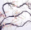 3m Fleur artificielle fausses plantes arbre rotin branches de cerise mural tronc tronc vignes pour le jardin de mariage à la maison décor3982437