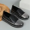 Sıradan Ayakkabı Kadın Platformu Flats Crystal Luxury Loafers Tasarımcı 2024 Sonbahar Spor Yürüyüş Spor ayakkabıları trend Mujer Zapatillas