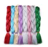 Synthetic Jumbo Braiding Hair With Glitter Tinsel 24Inch 100G Single Color Synthetic Braiids Extensions8044747