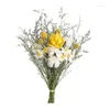 Kwiaty dekoracyjne naturalny suszony bukiet stokrotka łodygi kupie