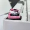 Keyboards Japanese Anime Mount Fuji with Torii Sakura Snow Mountain Handmade RGB Keycaps Resin For Mechanical Backlit Keyboard RK68 GK64