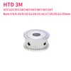 HTD 3M 30T/32T/35T/36T/40T/45T/48T/50T/55 DEETH TIMING PULLAGGIO FUCE 5-25 mm Ruota sincrona per larghezza della cinghia 15 mm