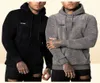 Herrtröjor tröjor blank y gym hoodie pullover tröja tröja tröja vinter varmt fuzzy tjock sammet broderad anpassad men6494530