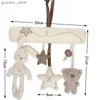 Mobiles # bébé berceau à sonnette en peluche jouet soft lapin doux rattlesnake jouet bébé berce