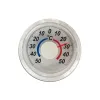 Self Adhesive Round High Accuracy Thermometer For Window Indoor Outdoor Wall Greenhouse Garden Home