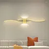 Стеновые лампы светодиодные длинные полосы домашние декоративные браки для гостиной Фоны ресторана спальня современные светильники