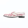 Casual Shoes Europejska marka modowa skórzane nożyce z miękkimi podeszwami i fasolą dla męskich mokasynach oddychających letnim