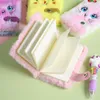 1 ~ 8pcs Cat mignon Cat Plux Notebook pour Kawaii Pendant Keychain Furry Cats Notebook Daily Planner Journal Book Note Pad