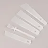 5pcs/conjunto de 15/20/30/40mm de couro para raspador de couro DIY Ferramentas de couro artesanal de plástico pp acessórios de couro de colagem prática