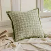 Pillow Green Chenille Cover 45x45 Luxury Flower Pillows Decorative Case For Sofa Art House Living Room Home Decoration