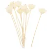 Flores decorativas 10 PCs Decoração de casamento Rattan difusor Reeds Beclos de óleo essencial Fragrância de flores