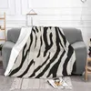 Dekens zebra print creatief ontwerp licht dunne zacht flanellen deken sfeer inspirerende zomer vsco pinterest artsy doelen meisjes tiener