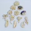 Smyckesinställningar DIY Pearl Brosch Flower for Women Fashion Accessories 13 Styles Gift Drop Delivery Dhgarden Dhjma