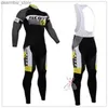 Jersey de ciclismo conjunto Scott Pro Autumn Cycling Jersey Set Bicyc Sportwear Suit MTB Uniform ROPA Ciclismo Roupa Roupa de bicicleta Bicicta Long Bib Pants L48