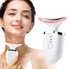 Home Beauty Instrument EMS Microcurrent Neck Lift Machine Massager Electric Thermal Red Light Therapy Wrinkles Remover Anti Aging 1247937