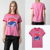 24SS Zadig Voltaire New Niche Designer Cotton T-shirt Paris Lettre anglaise imprime