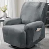 Cubierta de sofá reclinable 1 plaza de sillón de un solo sillón relajado Slip-Slip Sofá Protector para sala de estar lavable 1 set