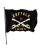 Buffalo Soldier America History 3039 x 5039ft Flags Outdoor Celebration Banners 100d Polyester High Quality With Brass GROMM1701516