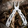 Multi Function Metal Plier Mini Folding Tongs With Screwdriver Filer Knife Opener Outdoor Survival Equipment Hand Tool Pliers S 0412