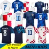 2024 Euro Cup Kroatien Soccer Jerseys Modrric National Team 24 25 Brekalo Perisic Football Shirt Brozovic Rebic Jersey Fans Player Home Away Men Kids Kits Uniform