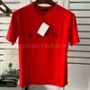 T-shirt maschile Designer di lusso Maglietta Maglietta nera Lettera rossa camicie stampate Short Sle Fashion Brand Designer Top Tees Times ASIAN S-XXL C24325