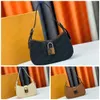 Designer Low Key Shoulder Bag Black Luxury Tote Bags underarm bag Designer Cross Body Bag Circle Wallet Grained Calfskin Bags Suede Lined Gold Padlock M24611