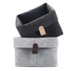 Nordic Felt Storage Storage Sala Tabela de chá Grel Grey Grey Storma Storage Basce