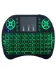 Dropship Mini Rii i8 Clavier sans fil 24g Air Mouse Remote Control TouchPad rétro-éclairé