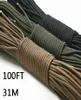 Paracord 550 Parachute Cord Lanyard Rope Mil Spec Type III 7 Strand 100FT 31m Climbing Camping survival equipment Climbing rope8112491