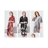 Basic & Casual Dresses Dress Silk Sleepwear For Women Y Robe Satin Nightgowns Ropa De Mujer Printing Womens Long Bridesmaid Bride Plu Dhyja