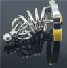 Male Device Cock Cage MKC037 metal stainless steel Penis Weight Ring BDSM Bondage Testicle Stretcher Sex Toys3262603