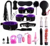 Massage 21pcs sexe bdsm bondage set handins de bâillon