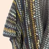 WeHello Bohemian Ethnic Style Tourism Multicolor Tassels European and American Outwear Knitted Split Cape 240412