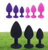 Massage S M L Silicone Anal Plugs Crystal Jewelry Butt Pild Adult Sex Toys for Women Anus Anus Expander Trainer Men Prostate Massag8339784