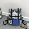 Transparante PVC -laptop Clear Backpack Waterdicht Stadium Goedgekeurde Clear Bag School Backpack Zie door schoolrugzak