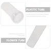 Decorative Flowers 50 Pcs Florist Supplies Flower Water Container Tube Indoor Nutrition Floral Tubes