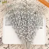 Artificial Flowers Christmas Berry Golden Branch Fake Plants Stem Tree Wreath DIY Home Christmas Wedding Decor Table Craft Gifts