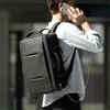 Heroic Knight Travel Backpack Men Business School Expanderbar USB Bag stor kapacitet 156 Laptop Waterproof 240328