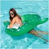 Camp Furniture Outdoor Water Deck Chair Pvc Inflatable Mount Floating Row Bed Giraffe Adt Toy Drop Delivery Sports Outdoors Camping Hi Dhgsh