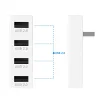 Adaptateur 4 ports USB Hub 2.0 pour les séries Xbox S, adaptateur d'extension USB Splitter à haute vitesse compatible avec la console Xbox Series S