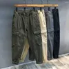 Pantaloni da uomo 2024 tute autunnali jogger sport sport harem casual cotone retrò pantaloni neri y2k