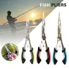 1pcs peixes alicates de boca longa Multifuncional alicate de pesca peixe alicates de boca de martelo linhagem de pesca cortando um alicate de peixes