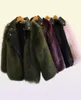 2021 Nieuwe korte stijl Girl Fur Coats Jackets Imitatie Fox Artificial Bur Grass Hoge kwaliteit Plushleather Winter Kids Baby Girl OU4009336