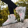 Fitness schoenen vrouwen hoge top sneakers gezellige winter waterdichte mode lichtgewicht niet-slip wandelen voor buitenactiviteiten